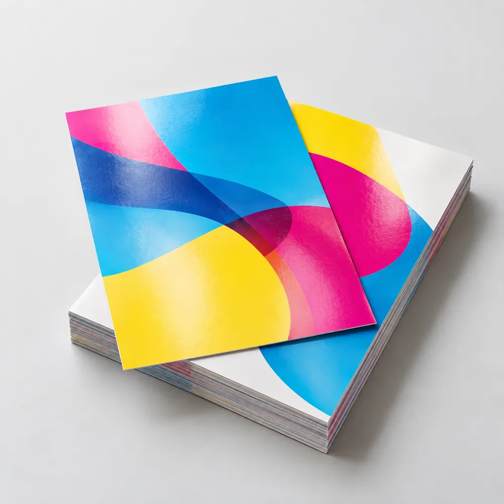 Flyers A5 imprimés en papier couché brillant – Negocepro Maroc